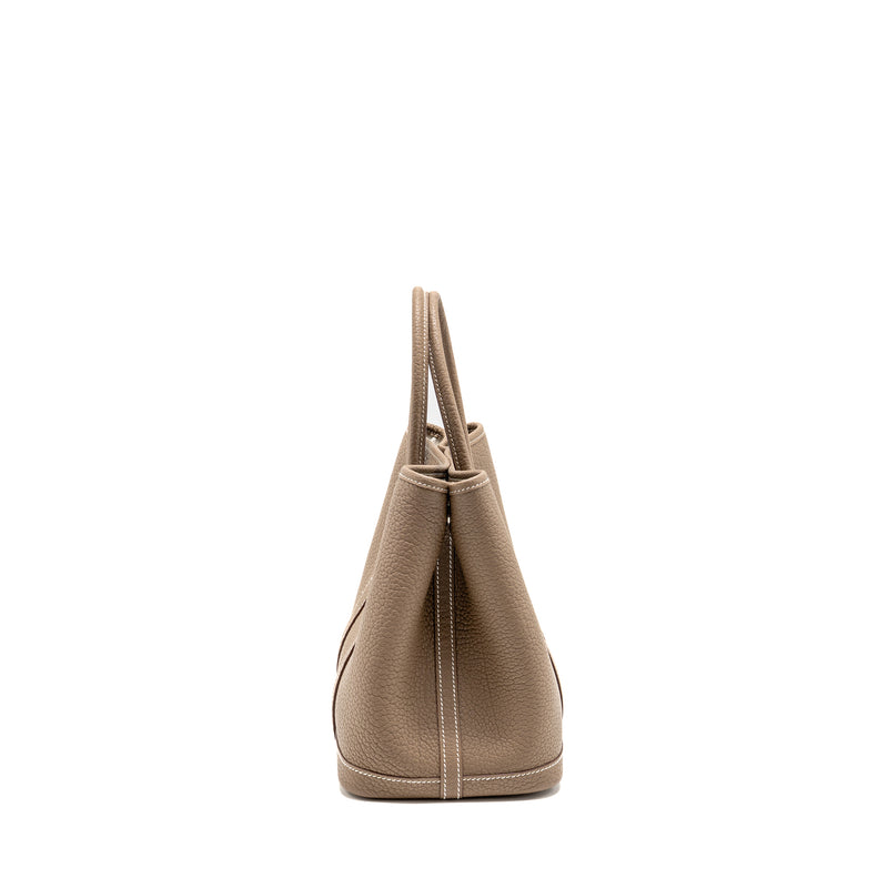 Hermes Garden Party 30 Negonda Etoupe SHW Stamp Z