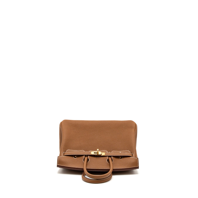 Hermes Birkin 25 Togo Gold GHW Stamp Y