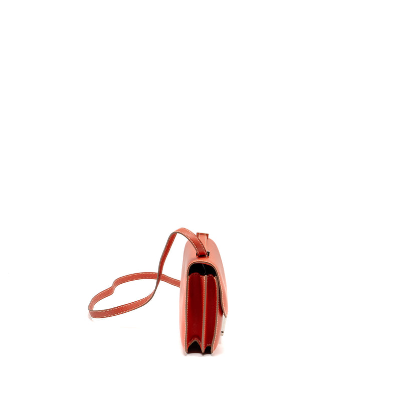 Hermes Mini Constance Swift 9M Sanguine SHW Stamp X