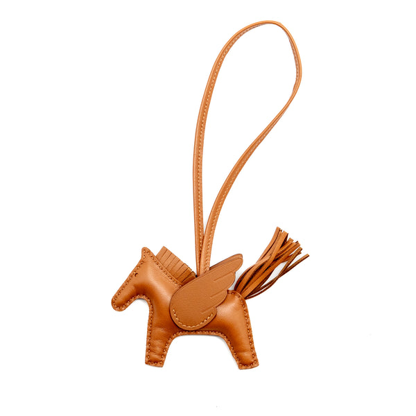 Hermes Rodeo Pegase PM Bag Charm Gold Stamp K