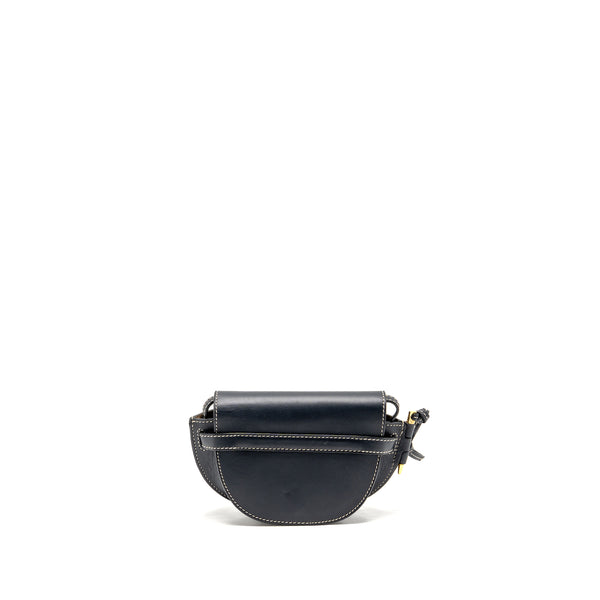 Loewe Mini Gate Bag Calfskin Dark Blue GHW