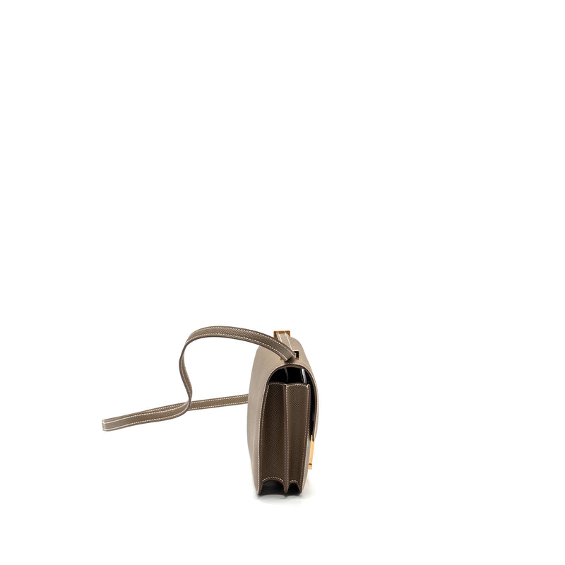 Hermes mini constance epsom etoupe RGHW stamp B