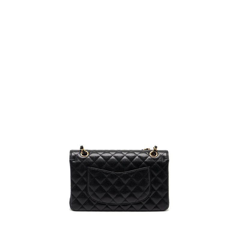 Chanel Medium Classic Double Flap Bag Caviar Black GHW (Microchip)