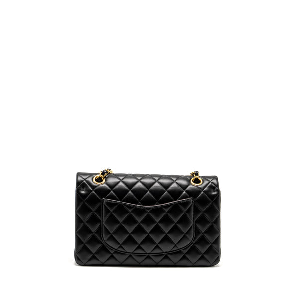 Chanel Medium Classic Double Flap Bag Lambskin Black GHW