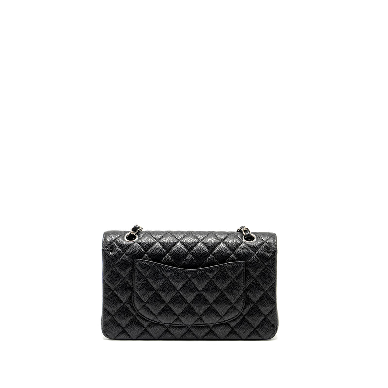 Chanel Medium Classic Double Flap Bag Caviar Black SHW