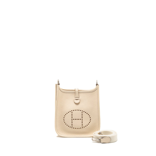 Hermes Mini Evelyne Clemence Nata SHW Stamp U