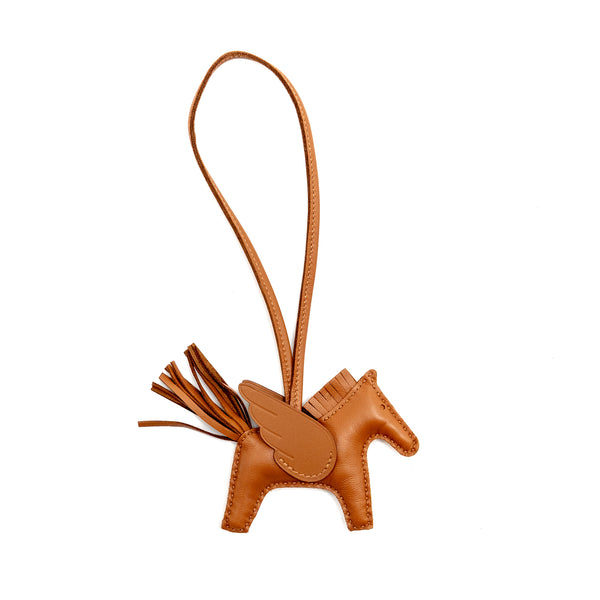 Hermes Rodeo Pegase PM Bag Charm Gold Stamp K