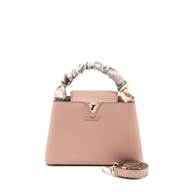 Louis Vuitton Dusty Pink Taurillon Leather Capucines BB Bag