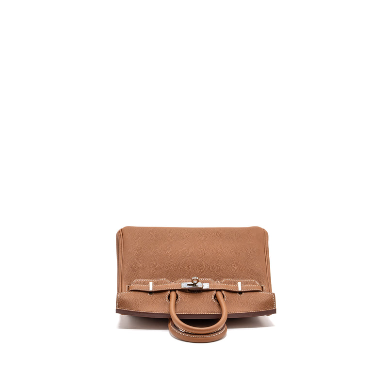 hermes birkin 25 togo gold SHW stamp C