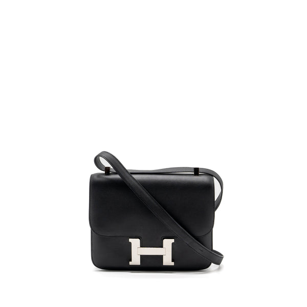 Hermes constance 24 Swift black SHW stamp square O