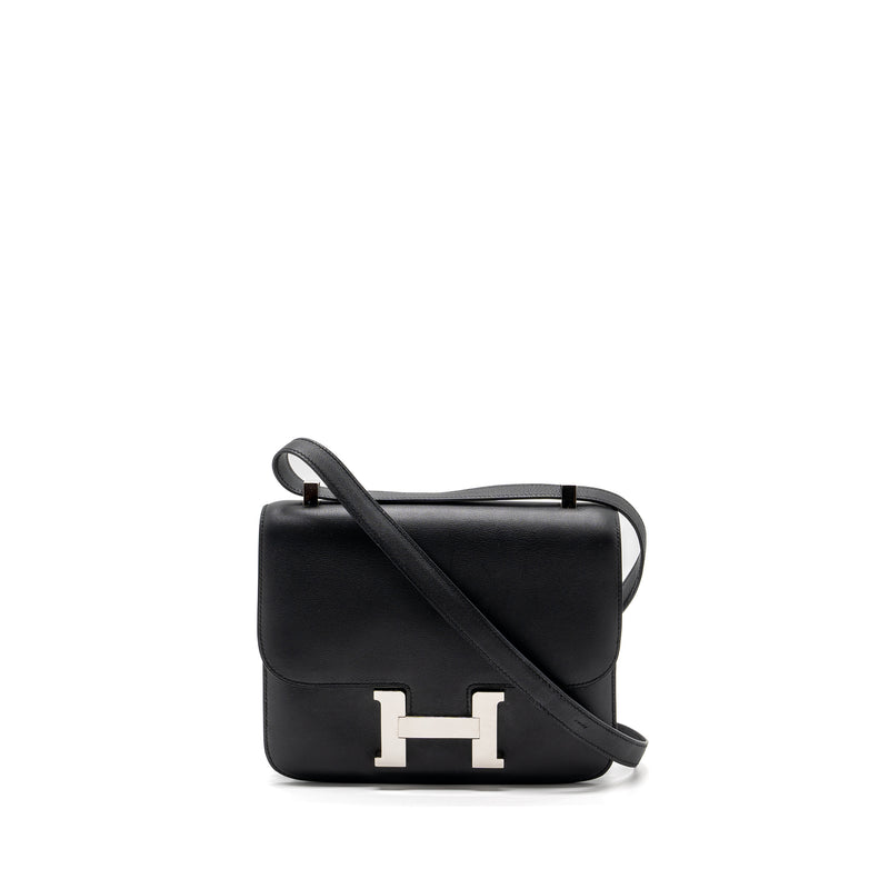 Hermes constance 24 Swift black SHW stamp square O