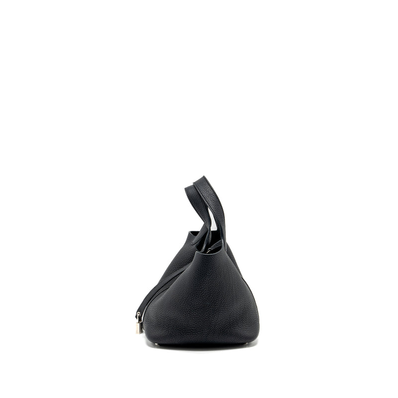 Hermes Picotin 18 Lock bag Clemence black SHW stamp square O