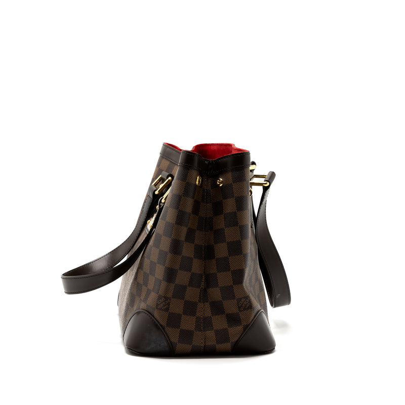 Louis Vuitton Hamstead Tote Bag Damier Ebene GHW