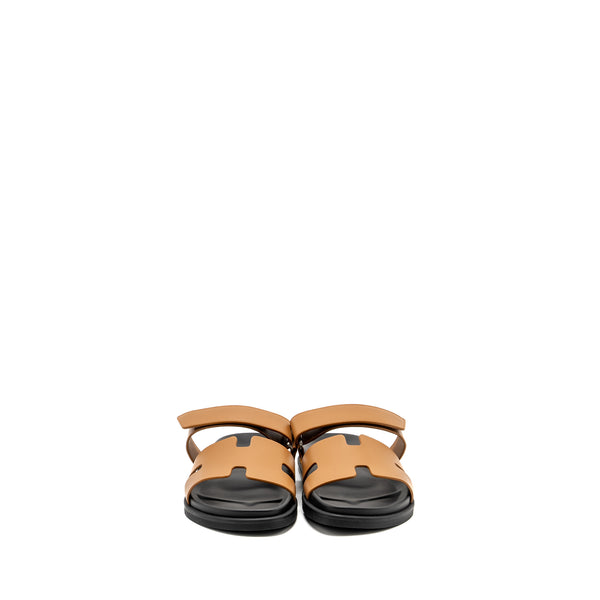 Hermes Size 42 Homme Chypre Sandals Naturel