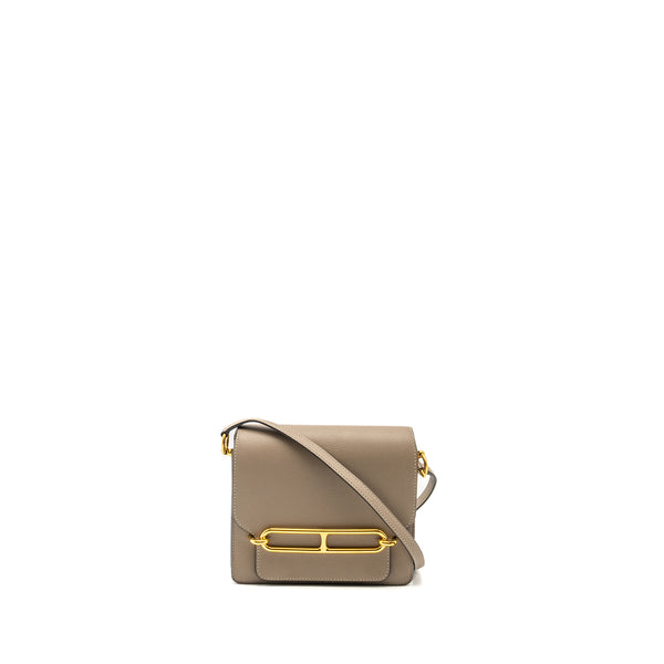 Hermes mini roulis evercolor gris asphalts GHW stamp A