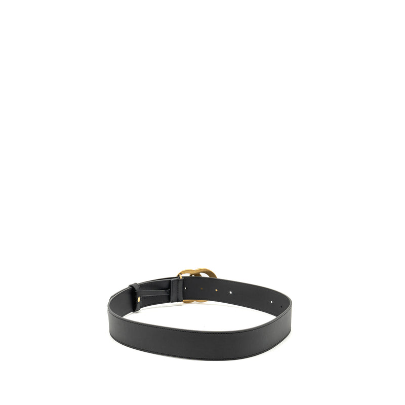 Gucci Size 85 4cm Wide GG Marmont Leather Belt GHW