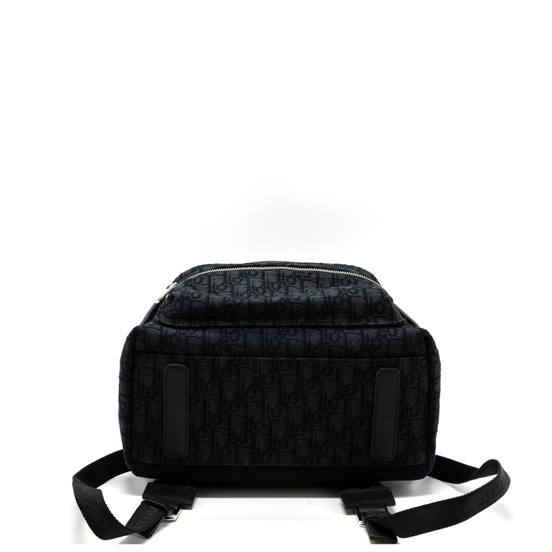 Dior Rider Backpack Black Dior Oblique Jacquard SHW