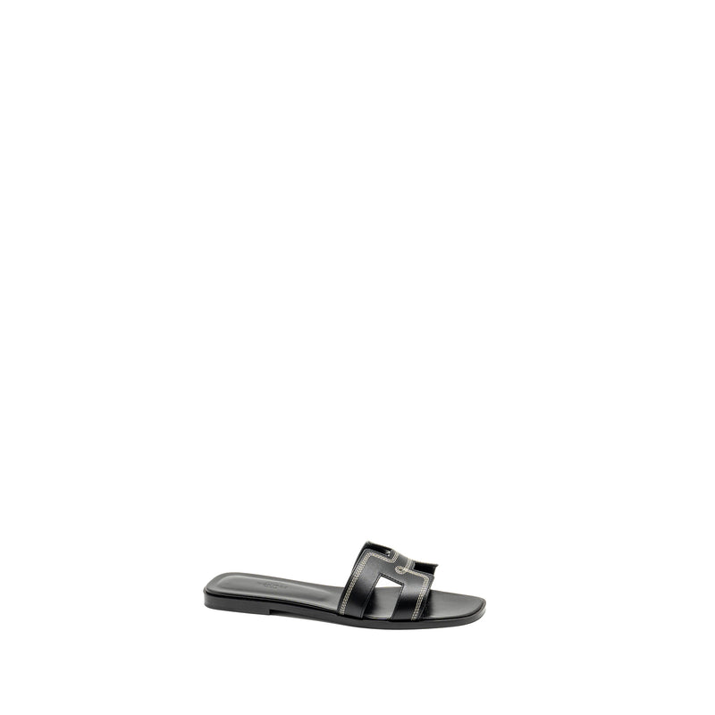 Hermes Size 38.5 oran sandals black limited condition