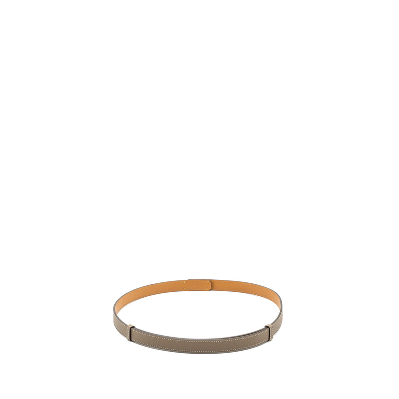 Hermes classic kelly belt epsom etoupe RGHW stamp B