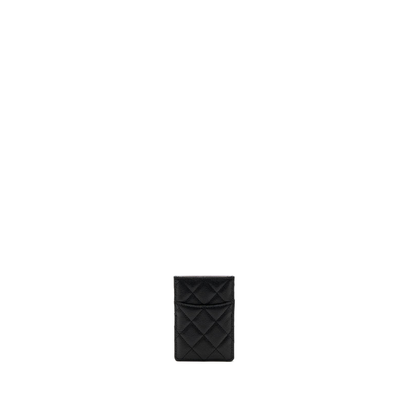 Chanel 23K Card Holder Caviar Black GHW(Microchip)