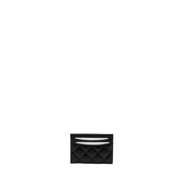 Chanel Classic Card Holder Caviar Black GHW (Microchip)