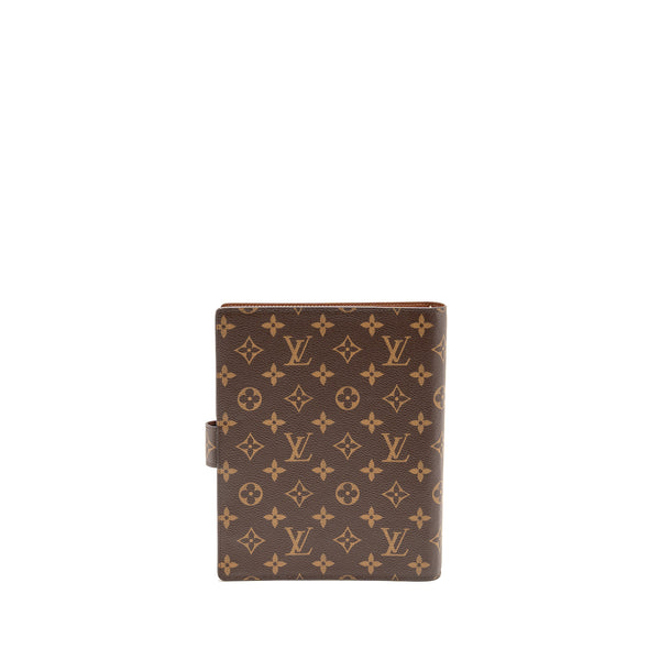 Louis Vuitton Large Ring Agenda Cover Monogram Canvas GHW