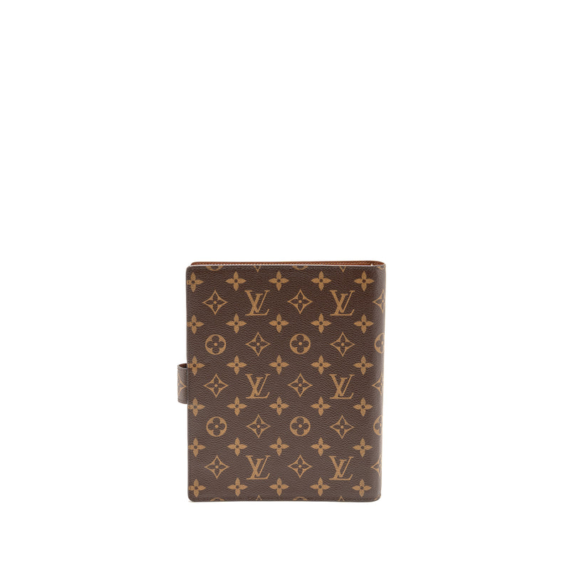 Louis Vuitton Large Ring Agenda Cover Monogram Canvas GHW