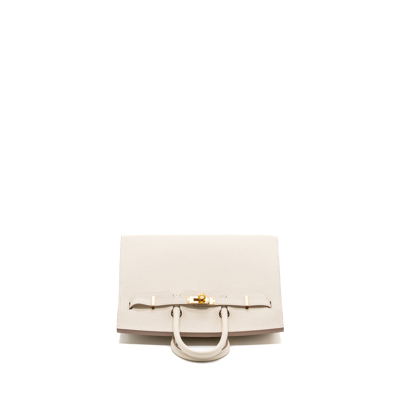 Hermes Birkin 25 Epsom Craie GHW Stamp U