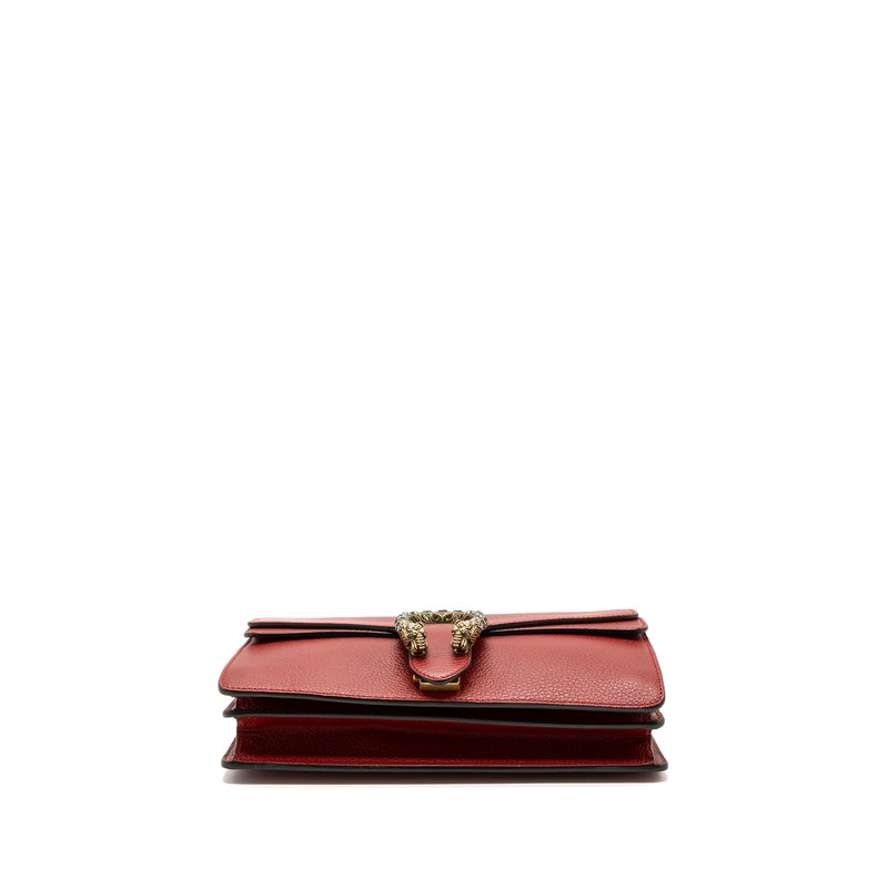 Gucci Small Dionysus Bag Calfskin Red Multicolour Hardware