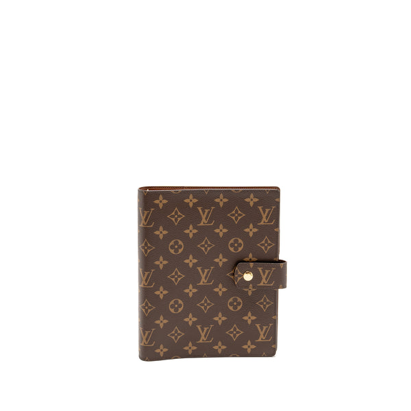 Louis Vuitton Large Ring Agenda Cover Monogram Canvas GHW