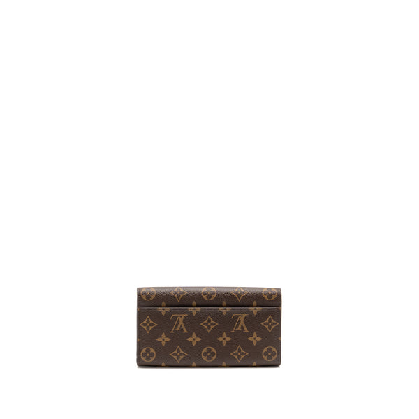 Louis Vuitton Sarah Wallet 2016 Christmas Limited Edition Monogram Canvas Rose Ballerine GHW