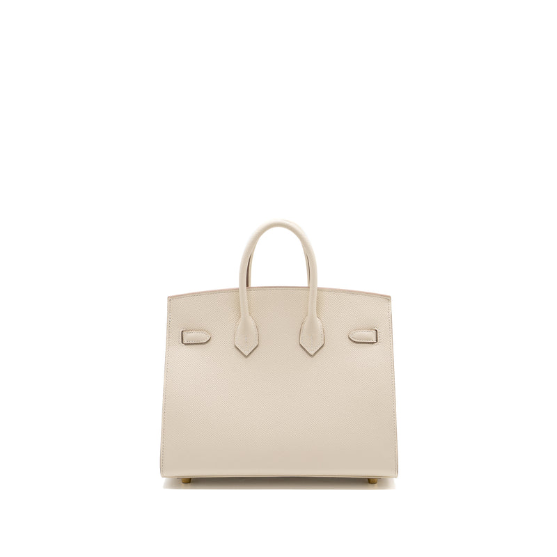 Hermes Birkin 25 Epsom Craie GHW Stamp U