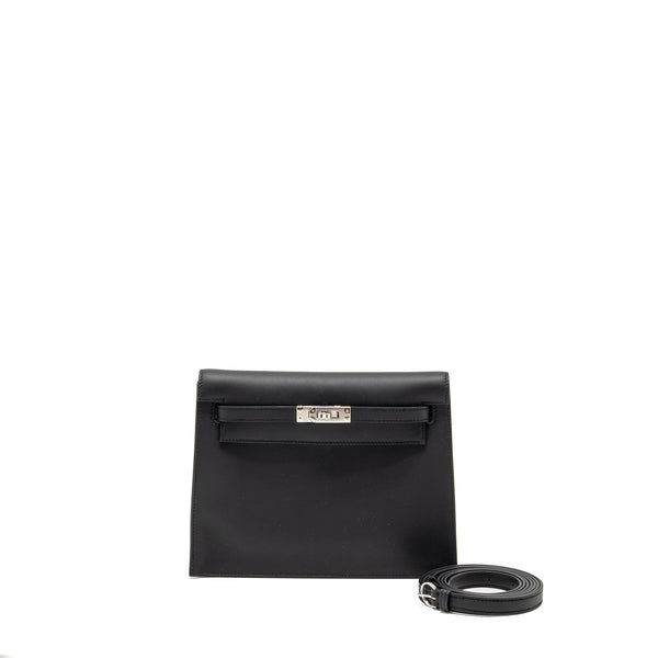 Hermes Kelly Danse swift black SHW stamp K