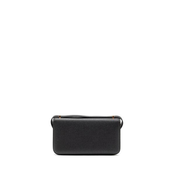 Hermes Constance Elan Epsom Black RGHW Stamp W