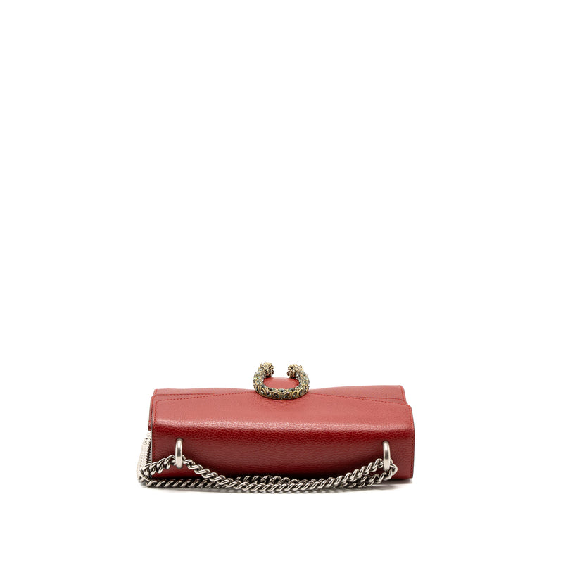 Gucci Small Dionysus Bag Calfskin Red Multicolour Hardware