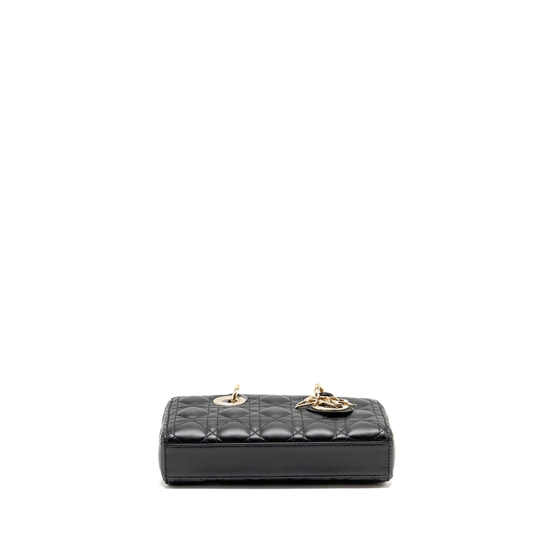 Dior Small Lady D-Joy Bag Cannage Lambskin Black LGHW