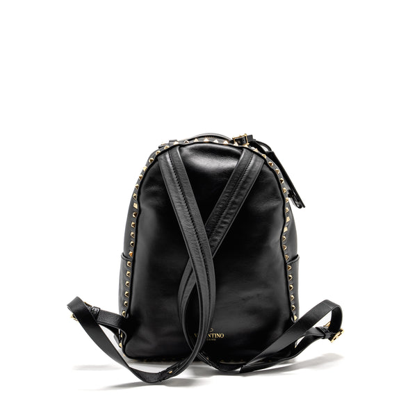 Valentino Rockstud Backpack Leather Black GHW