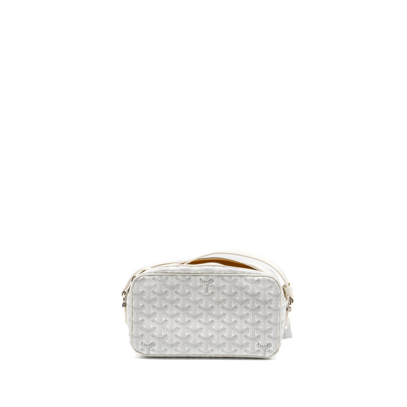 Goyard Cape Vert Crossbody Bag Goyardline Canvas White SHW