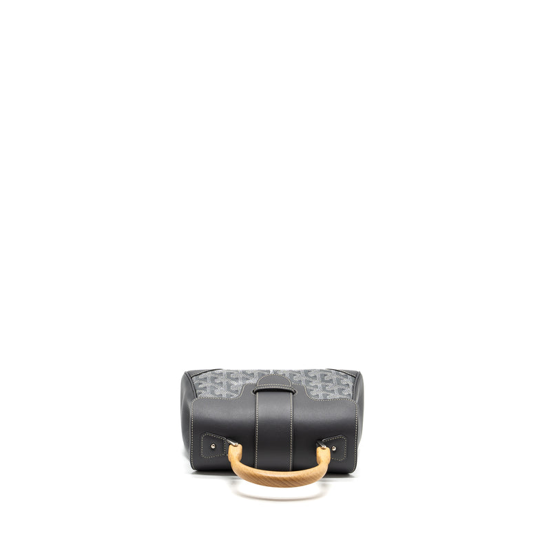 Goyard Mini Saigon bag goyardine canvas grey SHW