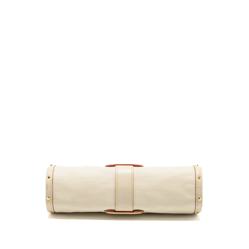Louis Vuitton Vintage Suhali L’Epanoui PM Leather White GHW