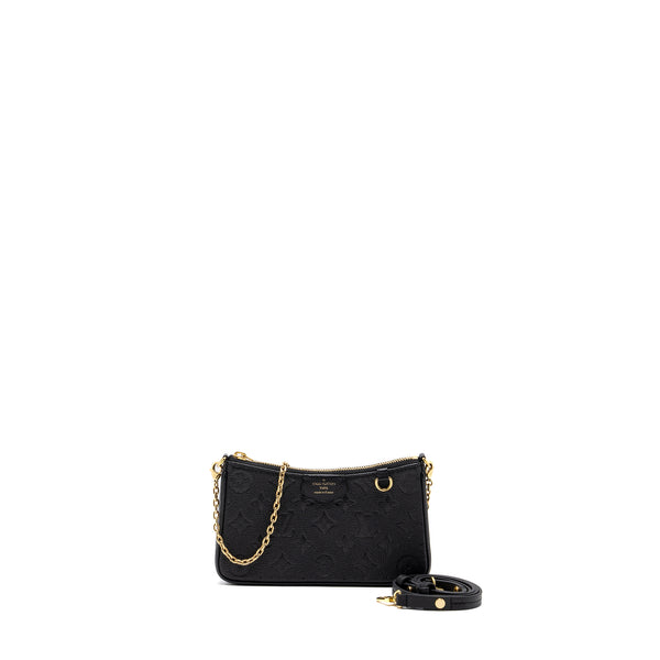 Louis Vuitton Easy Pouch on Strap Black Monogram Empreinte