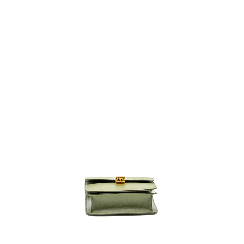 Celine Teen classic box bag calfskin green GHW