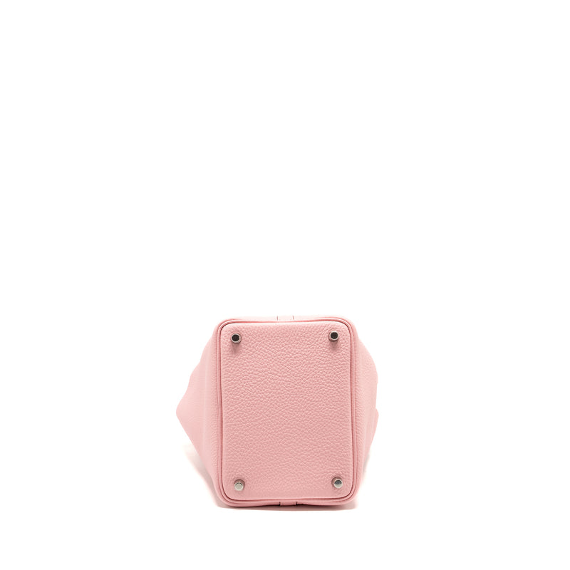 Hermes Picotin 18 Lock Bag Clemence 3Q Rose Sakura SHW Stamp B