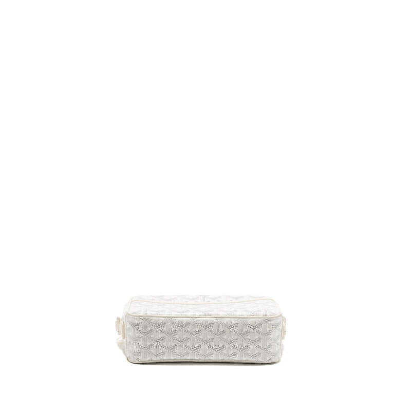 Goyard Cape Vert Crossbody Bag Goyardline Canvas White SHW