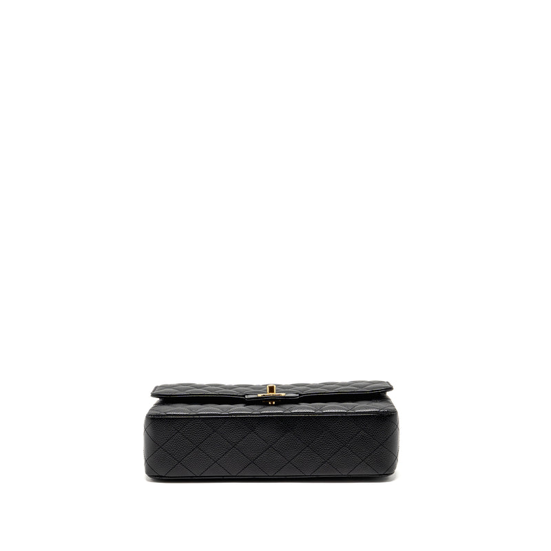 Chanel Medium Classic Double Flap Bag Caviar Black LGHW