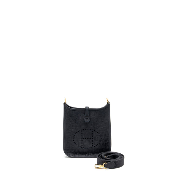Hermes Mini Evelyne Clemence Caban GHW Stamp B