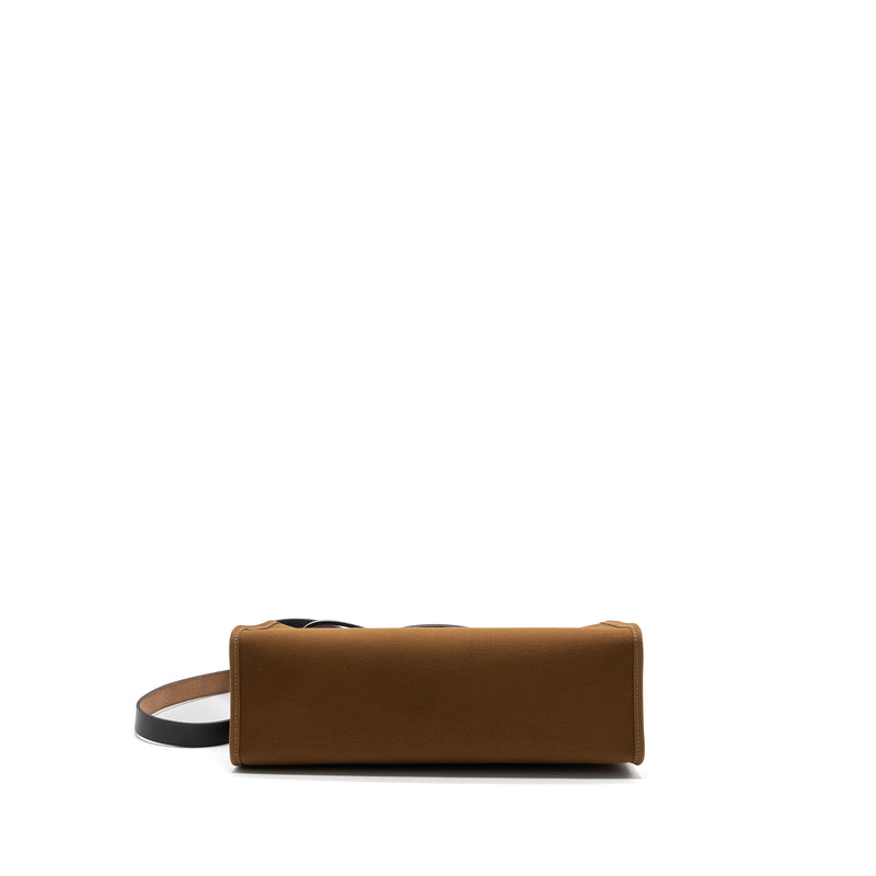 HERMES HERBAG 31 Berline/Vache Hunter Alezan/Ebene SHW STAMP D