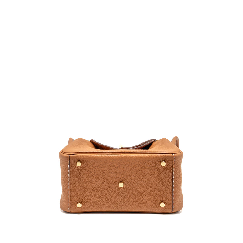 Hermes Lindy 26 Clemence Gold GHW Stamp Z