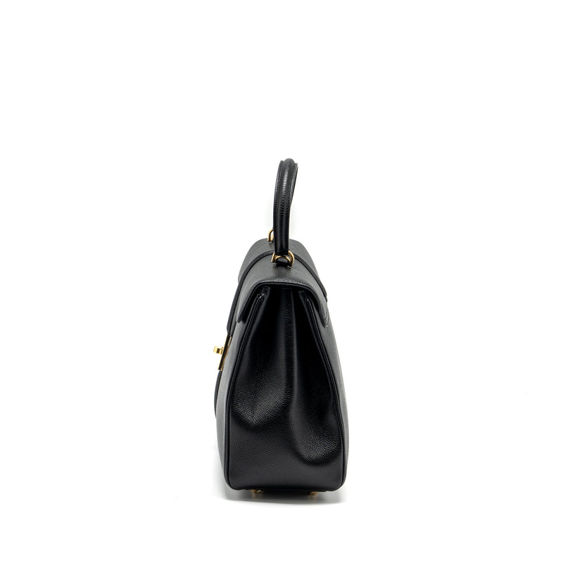 Celine 16 Bag Grained Calfskin Black GHW