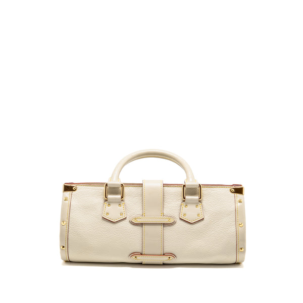 Louis Vuitton Vintage Suhali L’Epanoui PM Leather White GHW